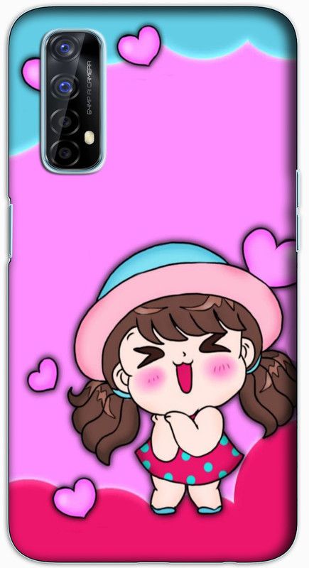 CROKIAN Back Cover for Realme 7, Realme Narzo 20 Pro, Realme Narzo 30 Hello kitty Back Cover  (Pink, Hard Case)