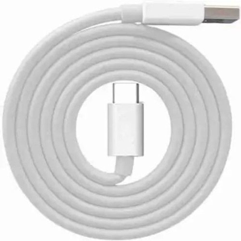 Gadget Zone USB Type C Cable 1 m 1 m USB Type C Cable  (Compatible with Mobile, White, One Cable)