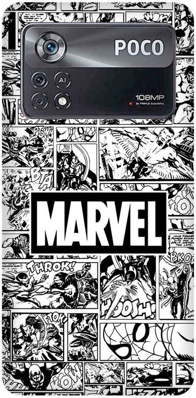 play fast Back Cover for POCO X4 Pro 5G, MARVEL, AVENGERS, SUPER, HEROES  (Pink, Hard Case, Pack of: 1)