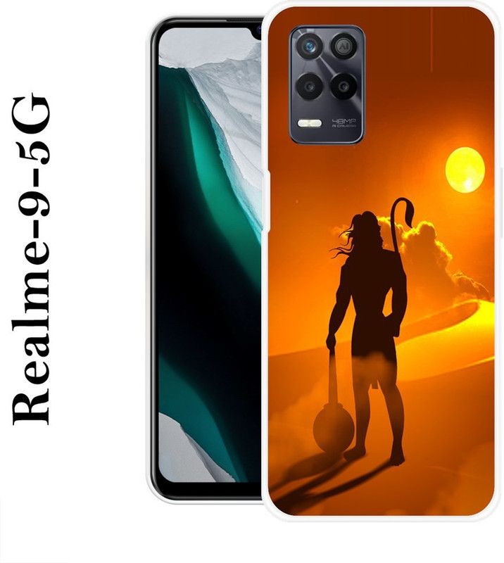 SUPERCASE Back Cover for Realme 9 5G  (Orange, Brown, Silicon)