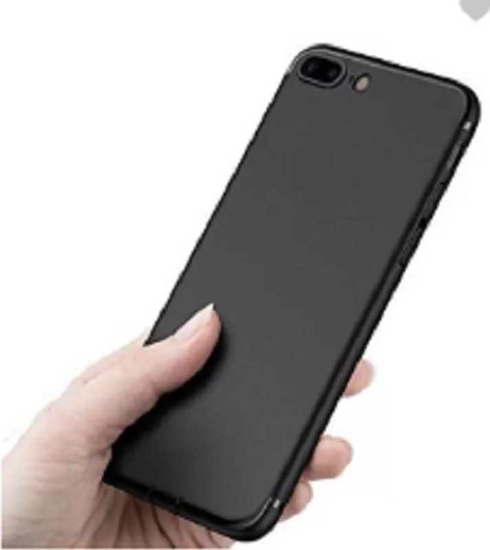 SRAVZ CASE Back Cover for Realme C1, Oppo A3s  (Black, Flexible, Pack of: 1)