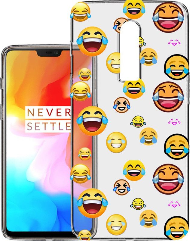 HANIRY Back Cover for One plus 6 back cover | Oneplus 6 back cover | Oneplus A6000 back cover | PNG_61  (Multicolor, Flexible, Silicon, Pack of: 1)
