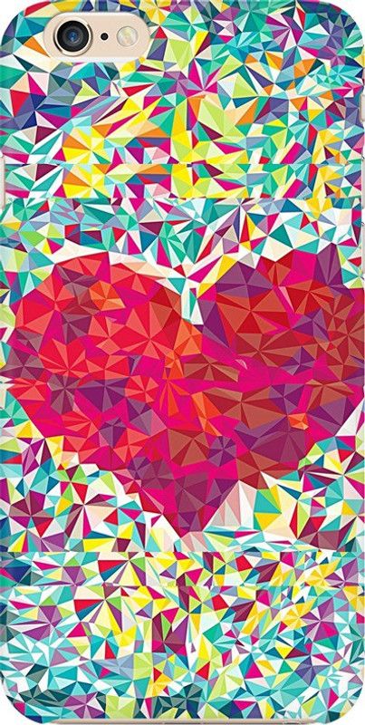 Coberta Case Back Cover for Apple iPhone 6s PLUS Back Cover heart with creative design Design Back Case For Apple iPhone 6s PLUS By Coberta  (Multicolor, Pack of: 1)