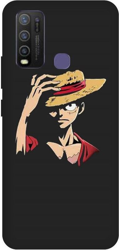 URCHIN Back Cover for Vivo Y50 Luffy, Monkey D Luffy, One Piece, Pirate, Anime, Funny, Cartoon  (Multicolor, Shock Proof, Pack of: 1)