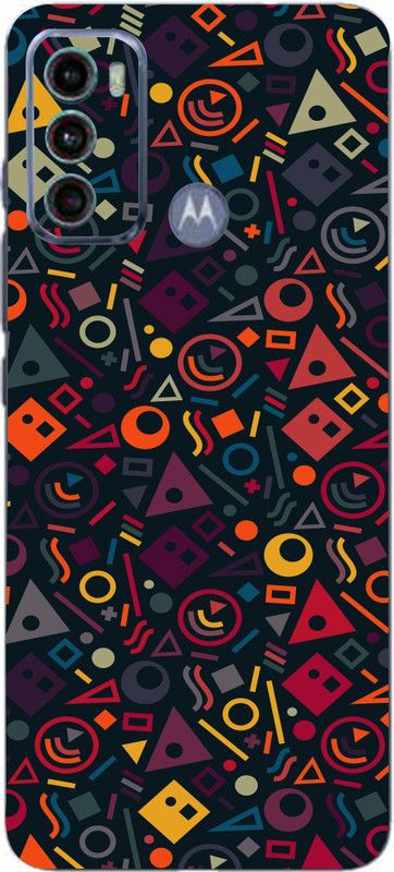BugguSkin Motorola G40 Fusion, moto g40 fusion Mobile Skin  (Ultra Super Geometric shape Skin With High Matte Finish., Mobile Skin (Back+Side+Camera))