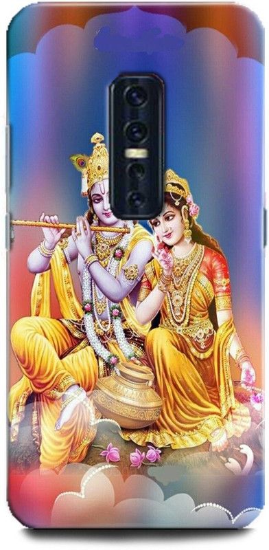 Afterglow Back Cover for Vivo V17 Pro RADHA KRISHNA, RADHA AND KRISHNA, KRISHNA, RADHA, GOD  (Multicolor, Shock Proof, Pack of: 1)
