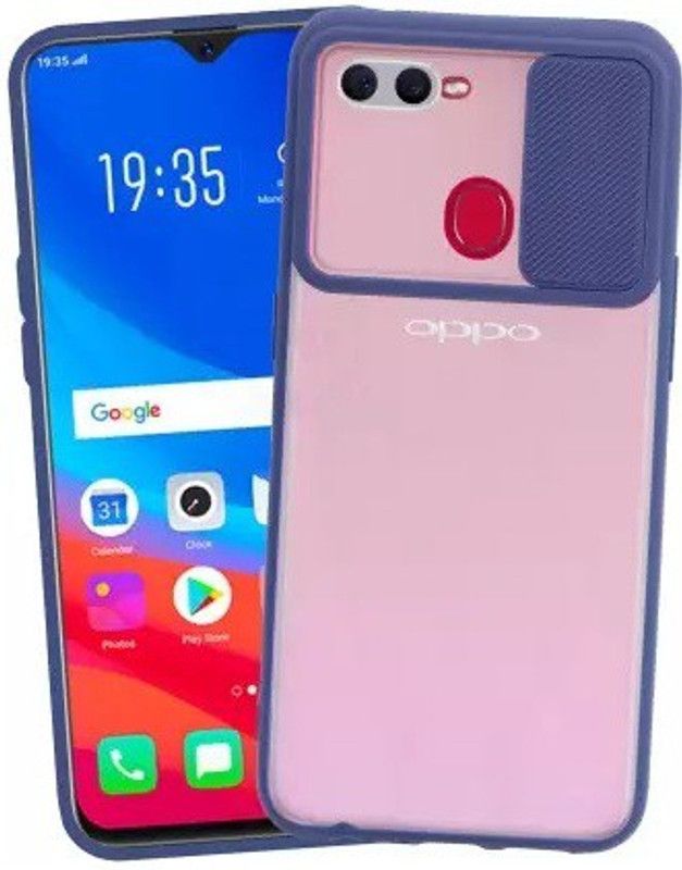 Passion Creatorz Book Cover for OPPO F9 Pro  (Blue, Grip Case, Silicon)