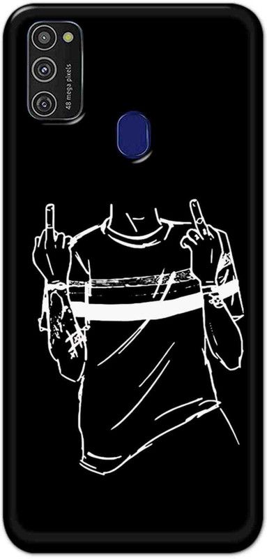 NDCOM Back Cover for Samsung Galaxy M21 Boy Attitude Printed  (Multicolor, Hard Case, Pack of: 1)