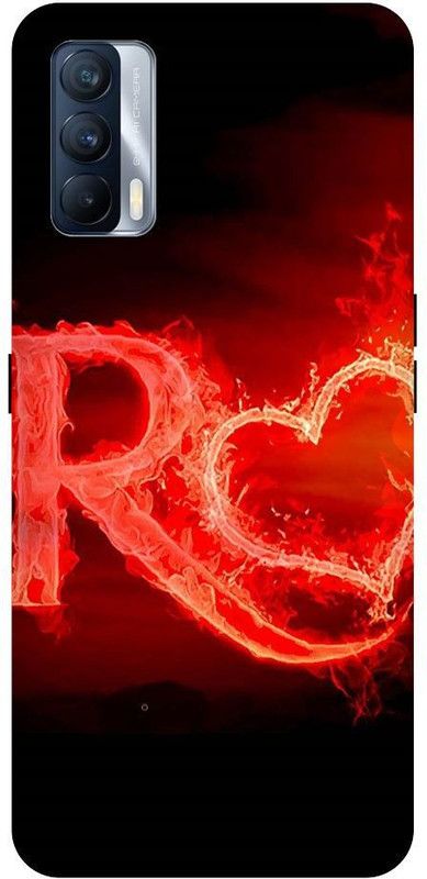 URCHIN Back Cover for Realme X7 R, R Letter, Alphabet, Design, R Love  (Multicolor, Shock Proof, Pack of: 1)