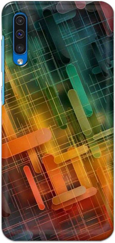 NDCOM Back Cover for Samsung Galaxy A50s Abstract Bright Printed  (Multicolor, Hard Case, Pack of: 1)