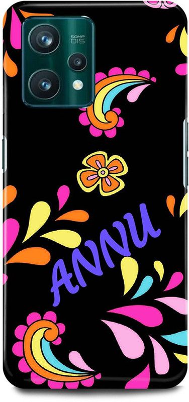 FIKORA Back Cover for Realme C31, RMX3501, ANNU, NAME, ALPHABET, LETTER  (Black, Hard Case, Pack of: 1)