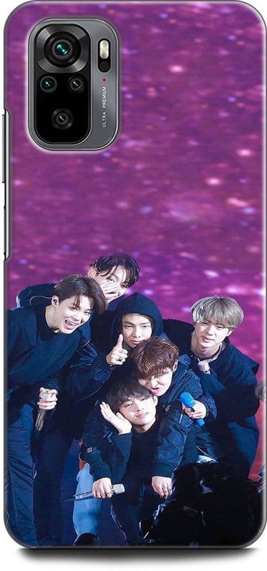 KEYCENT Back Cover for REDMI Note 10S HEARTBEAT, BTS, BANGTAN, BEAT, HEART, KPOP, WORLD, MUSIC  (Multicolor, Pack of: 1)
