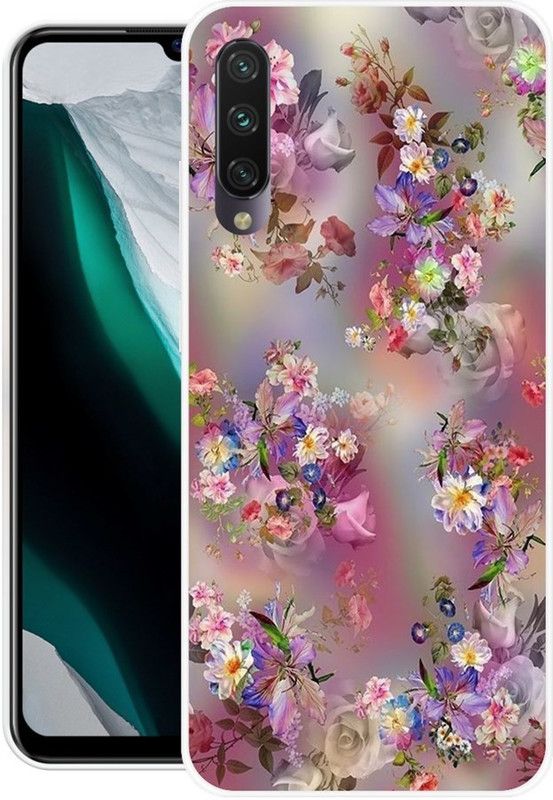 Krtagy Back Cover for Mi A3  (Pink, Dual Protection, Silicon, Pack of: 1)