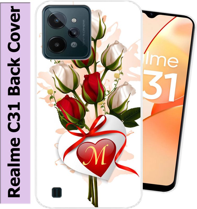 Hostprint Back Cover for Realme C31  (Multicolor, Flexible, Silicon, Pack of: 1)