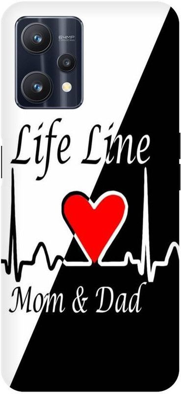 THE NARAYANA COLLECTIONS Back Cover for REALME 9 PRO- RMX3471-MOM,DAD,LIFE,LINE,MAA,PAPA  (Multicolor, Hard Case, Pack of: 1)