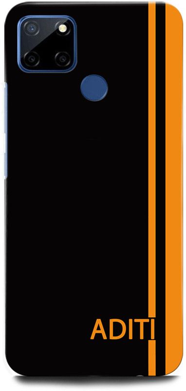 GRAFIQE Back Cover for Realme C12 Aditi, Aditi Name  (Multicolor, Shock Proof, Pack of: 1)