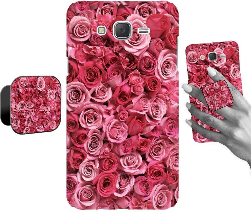 COBIERTAS Back Cover for Samsung Galaxy J7  (Pink, Cases with Holder, Pack of: 2)