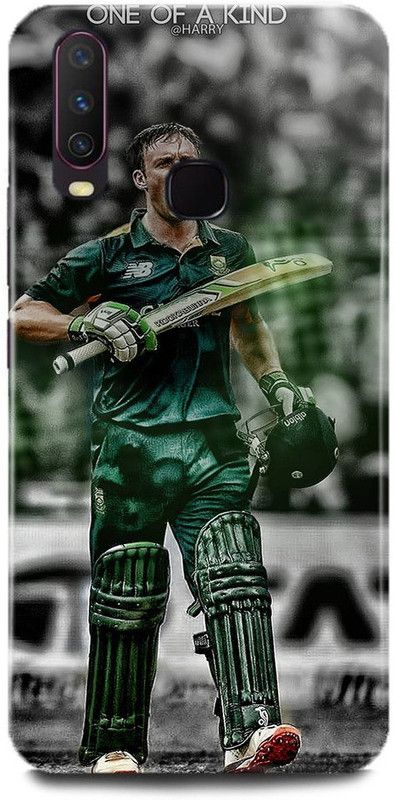 play fast Back Cover for Vivo Y15/1901 AB DE VILLERS PRINTED  (Multicolor, Hard Case, Pack of: 1)