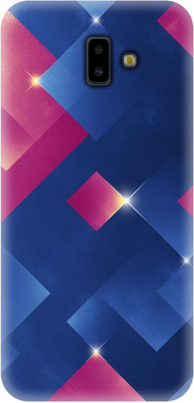 Smutty Back Cover for Samsung Galaxy J6 Plus, SM-J610F, SM-J610G, SM-J610FN - Block Pattern Print  (Multicolor, Hard Case, Pack of: 1)
