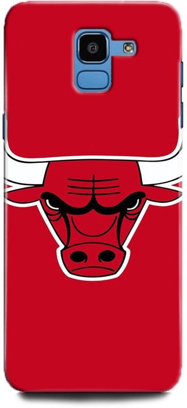 Afterglow Back Cover for SAMSUNG Galaxy J6 RED BULL, BULL, CHICAGO BULL, BULL LOGO  (Multicolor, Shock Proof, Pack of: 1)