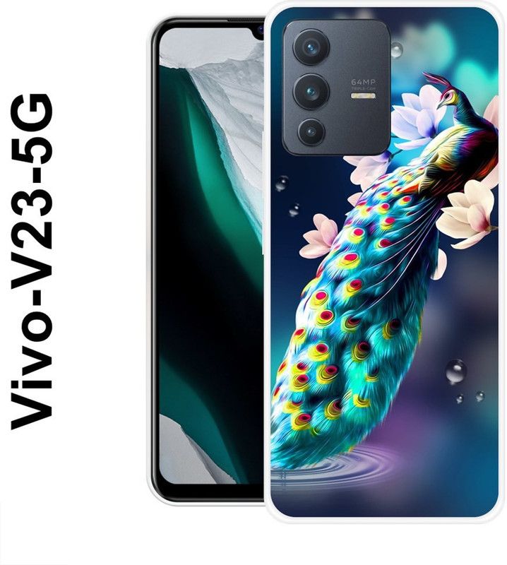 redfly Back Cover for Vivo V23 5G  (Multicolor, Silicon)