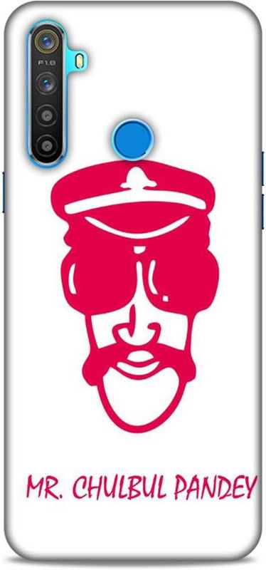 Keviv Back Cover for Realme 5s  (White, Red, 3D Case, Pack of: 1)