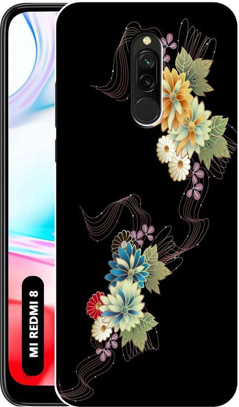 BUYMORE Back Cover for Mi Redmi 8  (Black, Grip Case, Silicon, Pack of: 1)