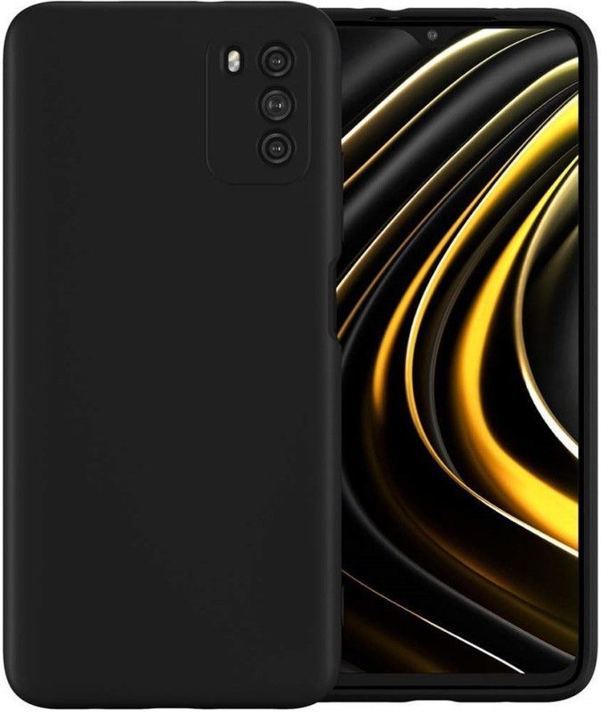 CaseWEB Back Cover for OPPO A53s 5G  (Black, Matte Finish, Silicon, Pack of: 1)