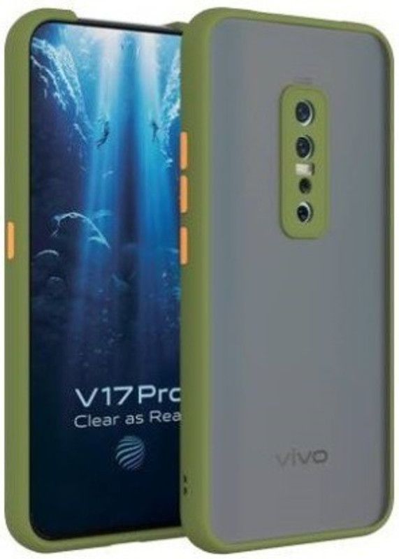 KANDIX Back Cover for VIVO V17PRO  (Green, Silicon)