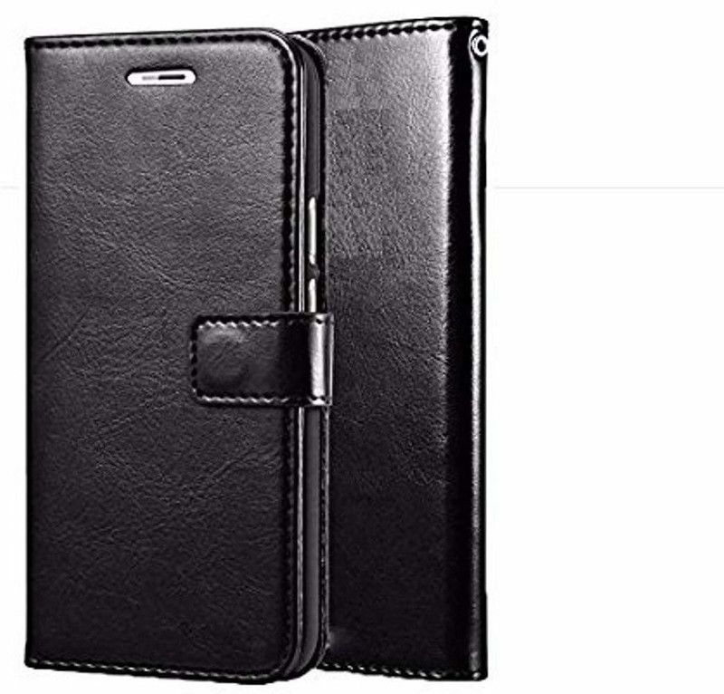 Blue Rider Flip Cover for Oneplus 8 Pro  (Black, Dual Protection, Pack of: 1)