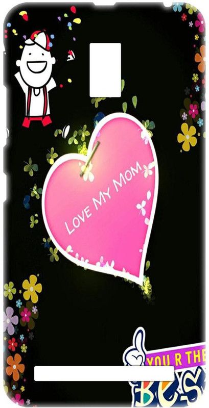 Smutty Back Cover for Lenovo A6600 - Love Mom Print  (Multicolor, Hard Case, Pack of: 1)