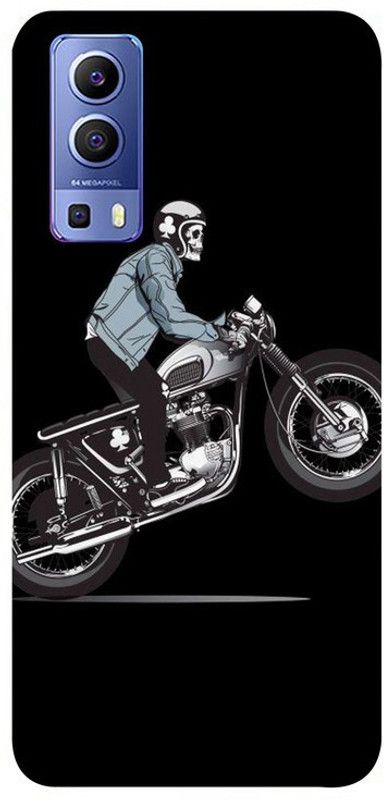 Skyhawk Back Cover for Vivo Y72 Bike Riding Skeletton  (Multicolor, Waterproof, Silicon, Pack of: 1)
