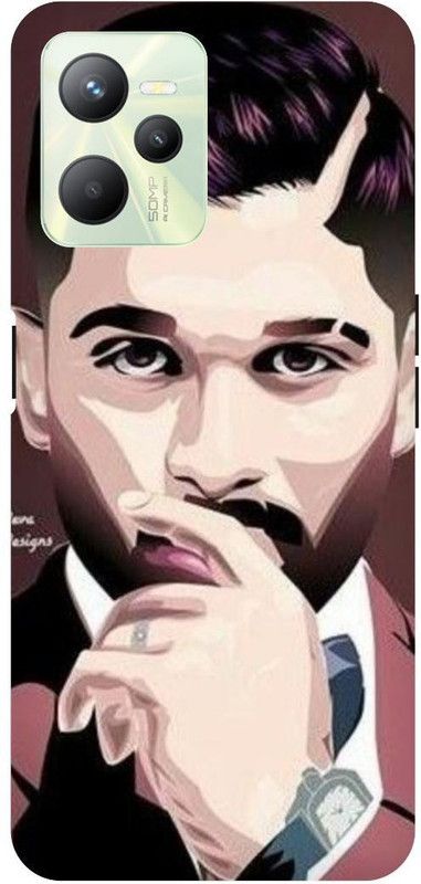 THE NARAYANA COLLECTIONS Back Cover for REALME C35-RMX3511-ALLU,ARJUN,SOUTH,HERO,PUSHPA  (Multicolor, Hard Case, Pack of: 1)