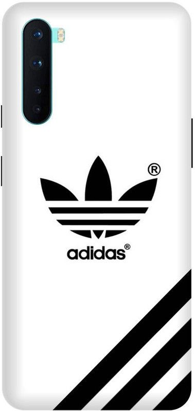 FRONK Back Cover for OnePlus Nord, ADIDAS, LOGO, SIGN, DESIGN, EMBLEM  (White, Hard Case, Pack of: 1)