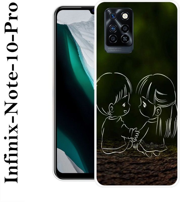 JATLAND Back Cover for Infinix Note 10 Pro  (Multicolor, Grip Case, Silicon)