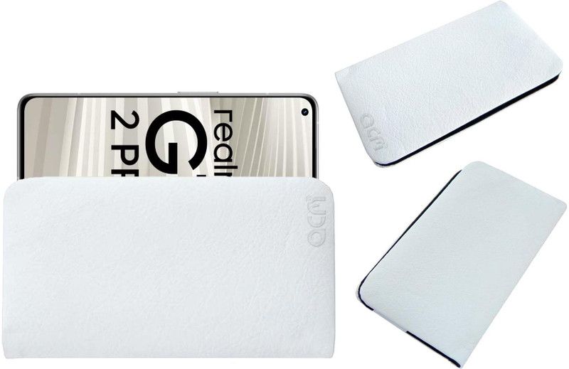 ACM Pouch for Realme Gt 2 Pro  (White, Cases with Holder, Pack of: 1)
