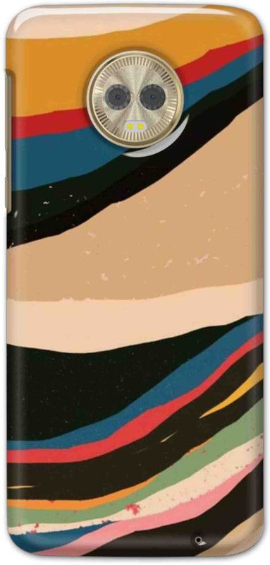 NDCOM Back Cover for Motorola Moto G6 Color Wave Pattern Printed  (Multicolor, Hard Case, Pack of: 1)