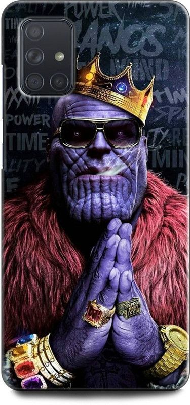 Afterglow Back Cover for SAMSUNG Galaxy A71 THANOS, AVENGERS, END GAME, VILLAIN, SUPER VILLAIN, MARVAL, THANOS  (Multicolor, Shock Proof, Pack of: 1)