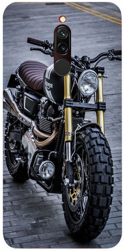 Skyhawk Back Cover for Sky Hawk Hard Back Cover for Redmi 8 Hard Triumph Bike  (Multicolor, Hard Case, Pack of: 1)