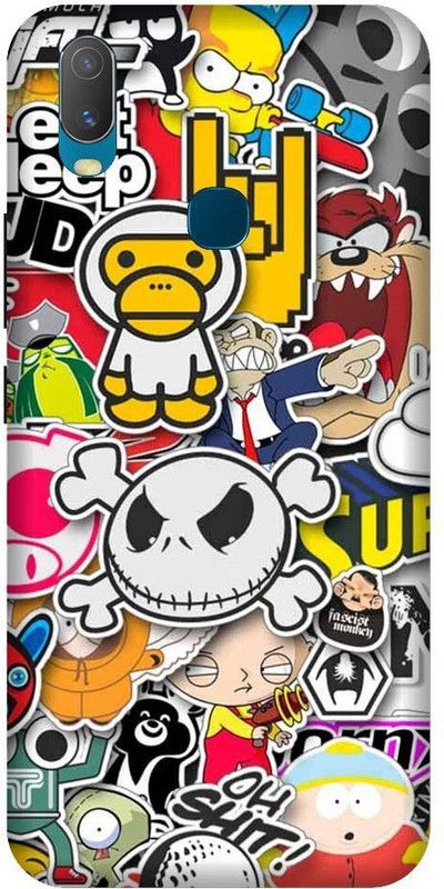 URCHIN Back Cover for Vivo U10 Cartoon, Cute, Anime, Cartoon Cute, Funny  (Multicolor, Shock Proof)