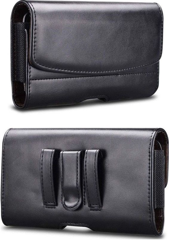 Cubix Pouch for Motorola Moto G6  (Black, Holster)