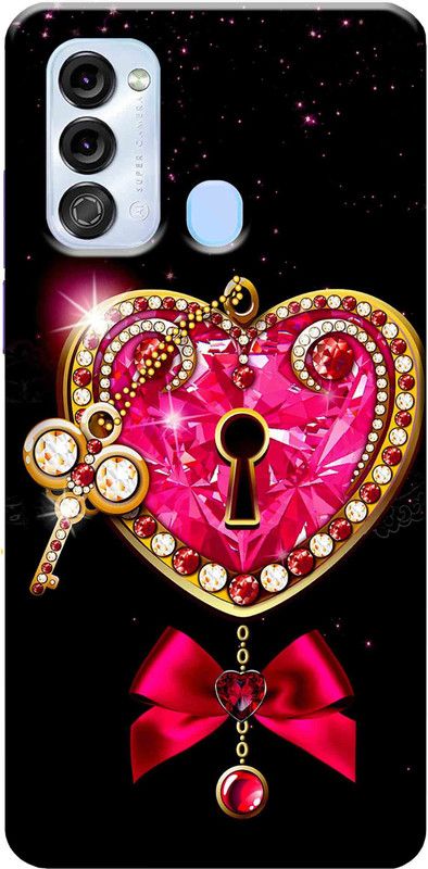Auqueno Back Cover for Itel Vision 3 2764  (Multicolor, Shock Proof, Silicon, Pack of: 1)