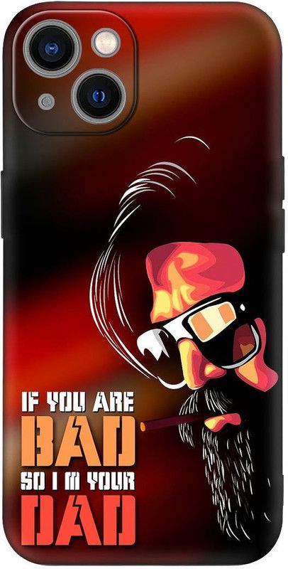 7PRINTZONE Back Cover for APPLE IPHONE 13  (Multicolor, Flexible)