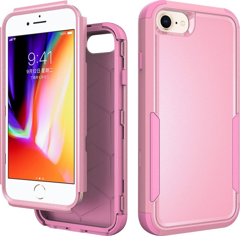 Mofi Back Cover for Apple iPhone 7 / iPhone 8 / iPhone SE 2020 / 2022  (Pink, Hard Case, Pack of: 1)