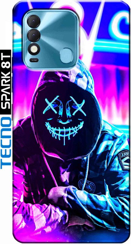 RDcon Back Cover for Tecno Spark 8T 2656  (Multicolor, Matte Finish, Silicon, Pack of: 1)
