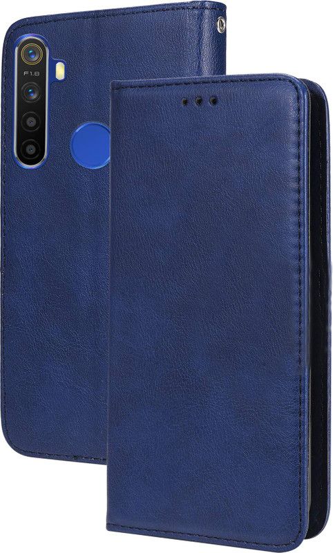 Unistuff Back Cover for Realme 5, Realme 5s, Realme 5i  (Blue, Dual Protection, Pack of: 1)