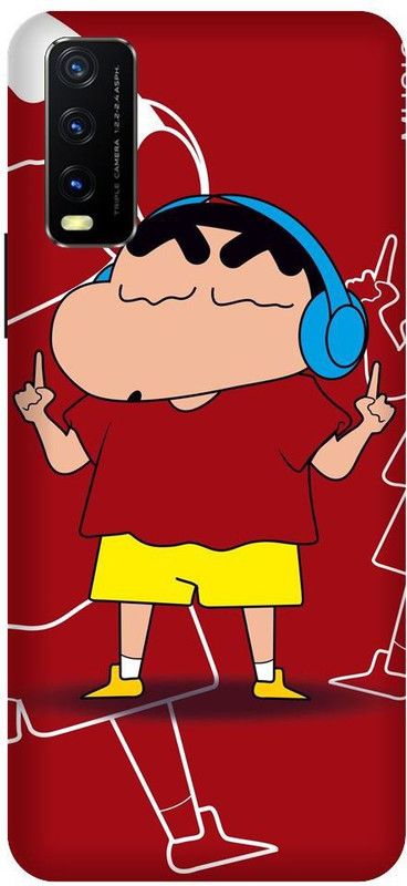 URCHIN Back Cover for Vivo Y20G shinchan, cartoon. Funny, cute, Shinchan  (Multicolor, Shock Proof, Pack of: 1)