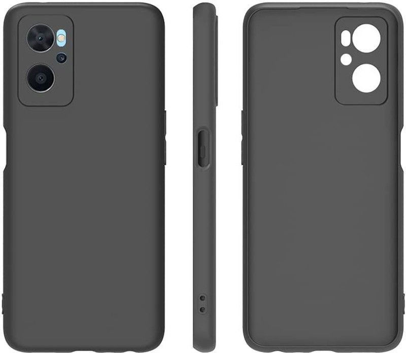 Empire Accessories Back Cover for Oppo K10 soft flexible candy case  (Black, Rugged Armor, Silicon, Pack of: 1)