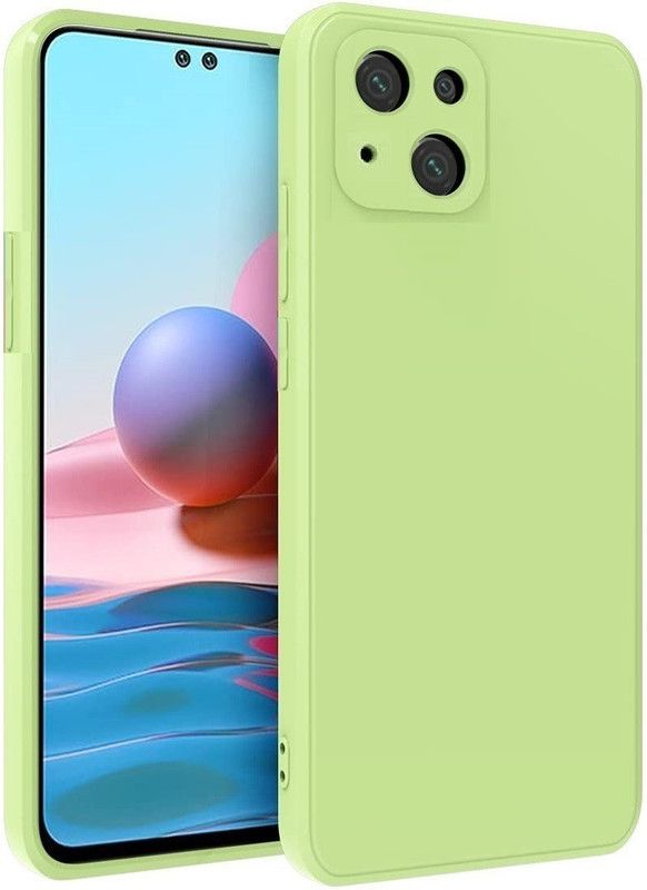 Wellchoice Book Cover for APLLE IPHONE 14 ( Liquid Silicone )  (Green, Grip Case, Silicon, Pack of: 1)