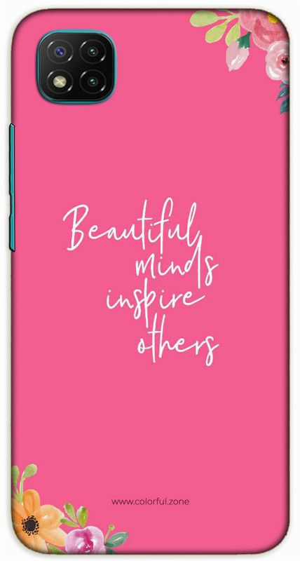 iprinto Back Cover for Poco C3 Quotes Back Cover  (Pink, Hard Case, Pack of: 1)